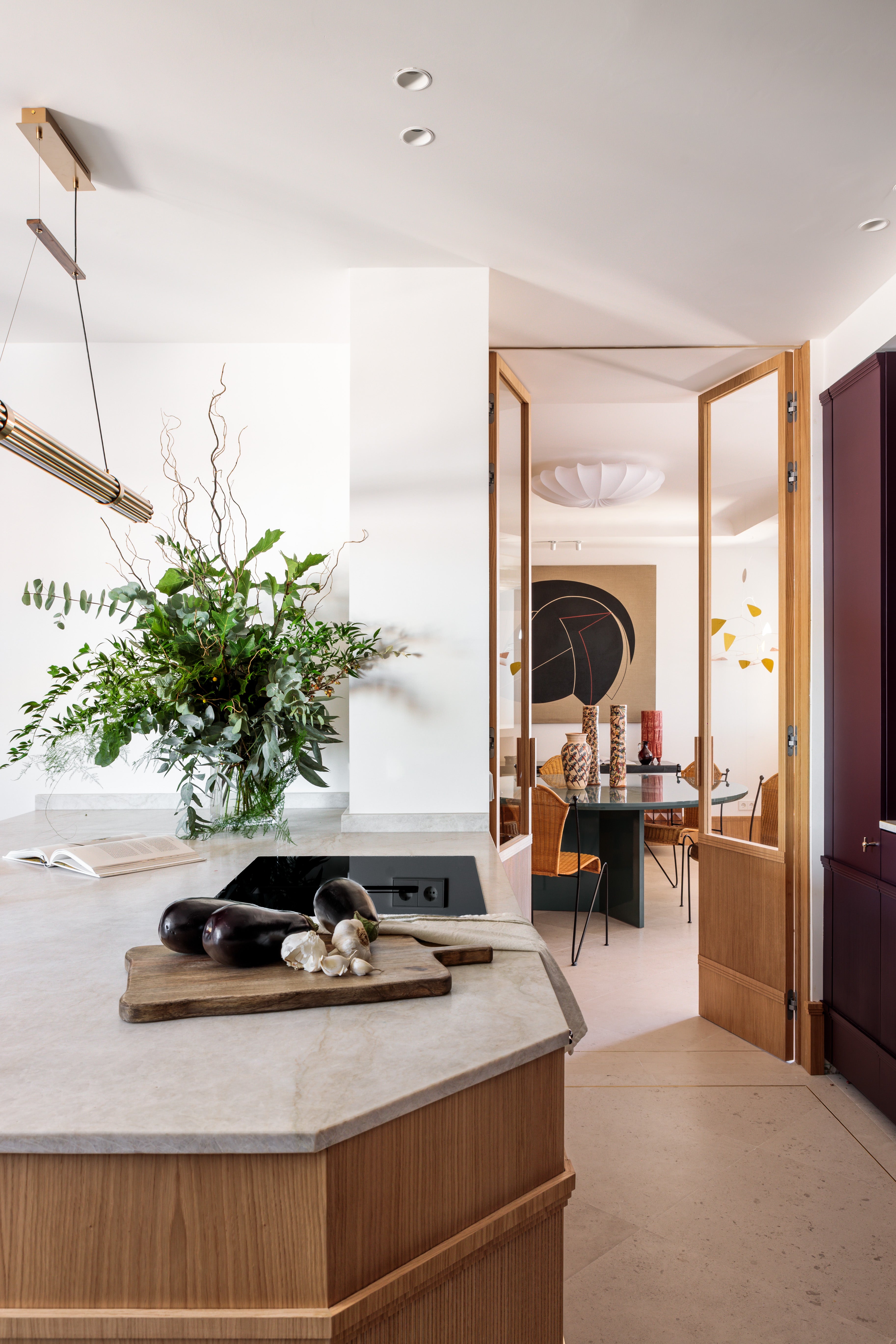 Lámpara Línea Dorada