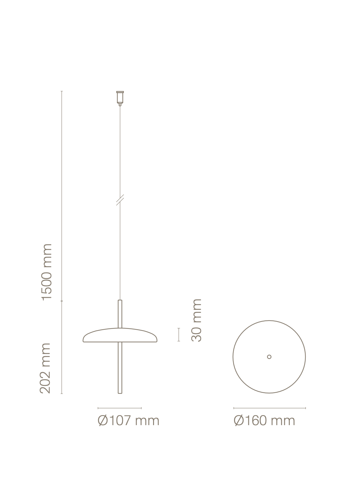 Lámpara Nómada Colgante