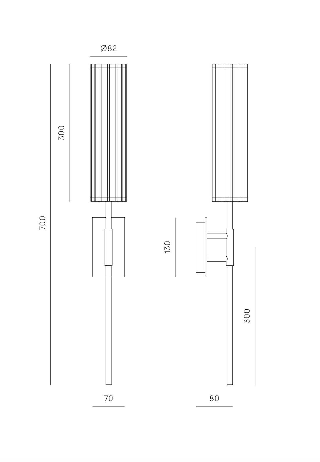Aplique Línea Dorada